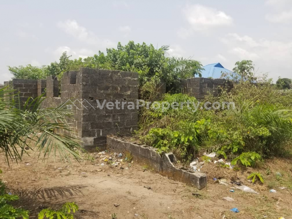  Land For Sale With An Uncompleted Building On It  Land for Sale Ibeju Lekki Lagos Vetra  Property