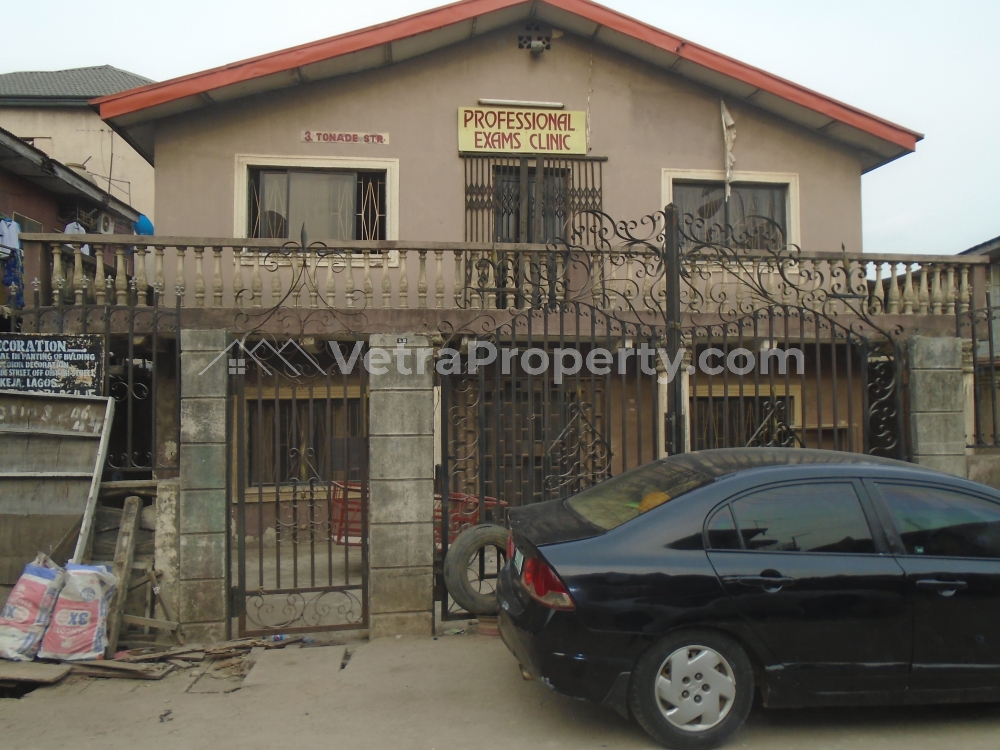  A Story Building For Outright Sale At Off Mobolaji Bank Anthony  10 bedroom Blocks of Flats for Sale Ikeja Lagos Vetra  Property