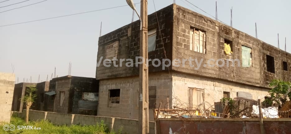  Uncompleted 2block Consisting Of 6/4unit Of 3bedroom On One And Half Plot  Blocks of Flats for Sale Ojo Lagos Vetra  Property