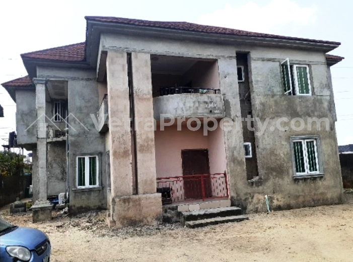  A 7 Units Of One Bedroom Flat With 2bedroom Duplex Infront Of The Uncompleted For Sale  9 bedroom House for Sale Ajah Lagos Vetra  Property