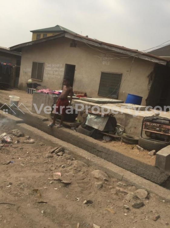  A Plot Of Land Measuring 485sqm With A Demolishable Bungalow On It, Situated At Folagoro Yaba. Title: Receipt And Survey  485 Meter Square of Land for Sale Yaba Lagos Vetra  Property