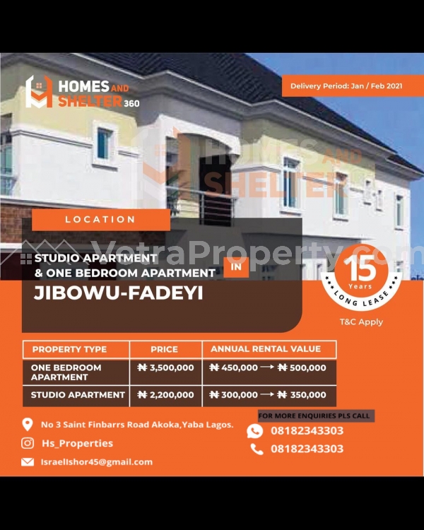  Become A Landlord Today With Ease And Collect Rental Income For The Next 15 Years!!!  Self Contain for Sale Shomolu Lagos Vetra  Property