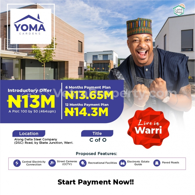  Land With C Of O  Land for Sale Warri Delta Vetra  Property