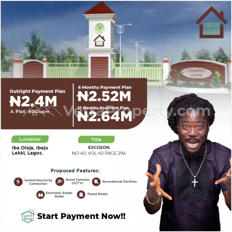  Land With Approved Excision/gazette For Sale In Country Hones Estate  Land for Sale Ibeju Lekki Lagos Vetra  Property