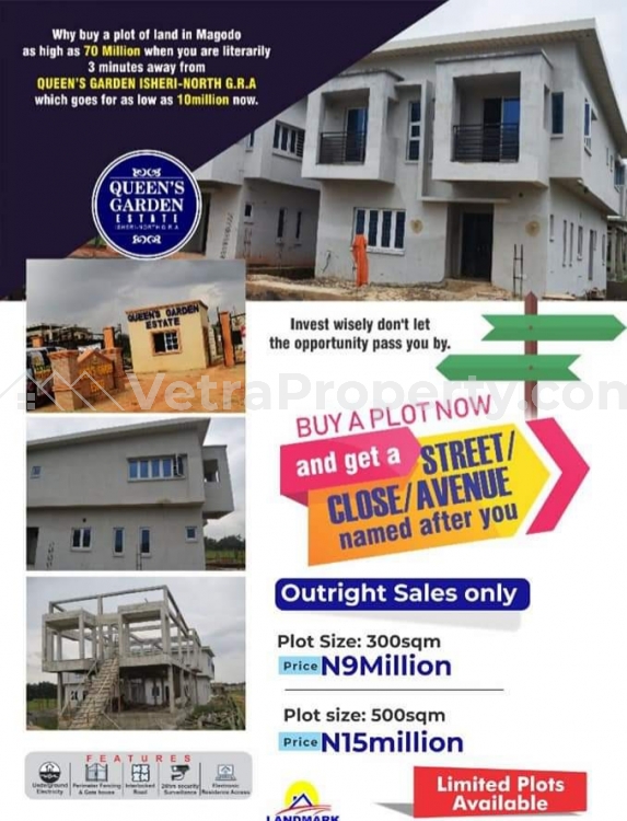  3bedrooms Terrace Duplex House With Bq For Sale In Queen's Garden Estate Isheri North Gra Lagos Mainland Lagos  Terraced Duplex for Sale Ojodu Lagos Vetra  Property