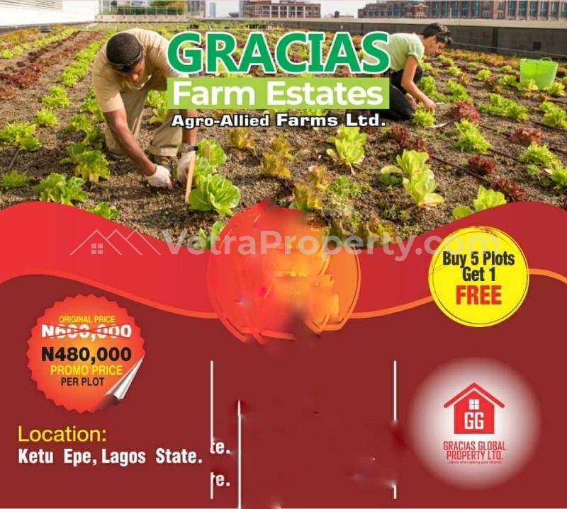  Farmland With Approved Farm Layout For Sale In Gracia Agro-allied Farm Ketu Epe, Lagos  Land for Sale Epe Lagos Vetra  Property