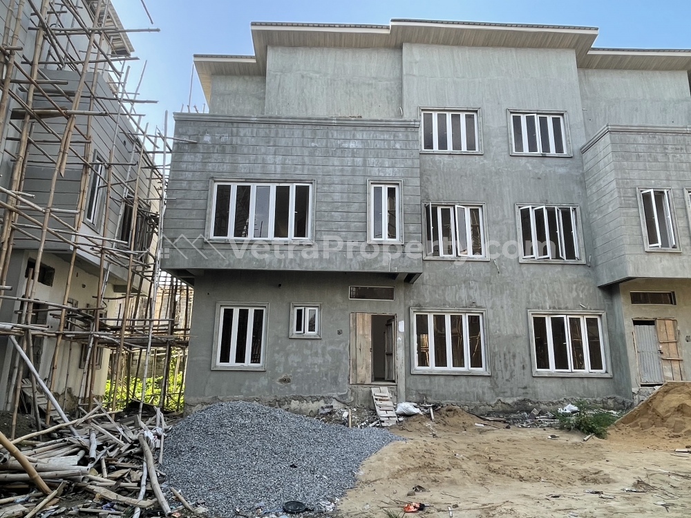  Newly Built 4 Bedroom Semi-detached Terrace House (negotiable)  4 bedroom Terraced Bungalow for Sale Lekki Lagos Vetra  Property