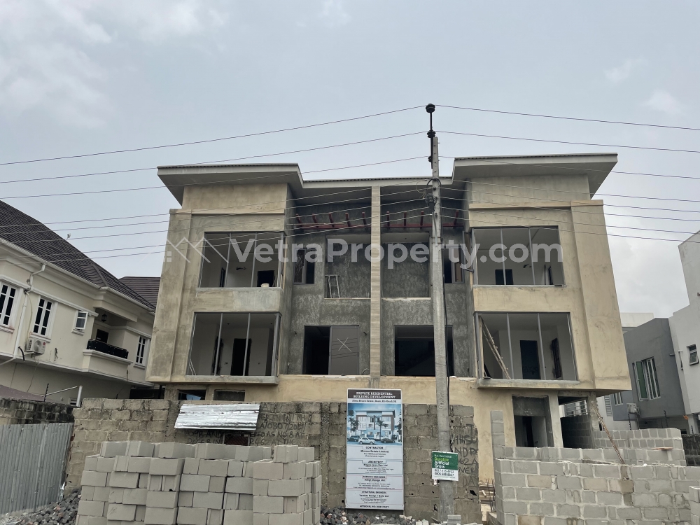  Newly Built 4 Bedroom Semi-detached Maisonette Terrace House (negotiable)  4 bedroom Massionette for Sale Lekki Lagos Vetra  Property