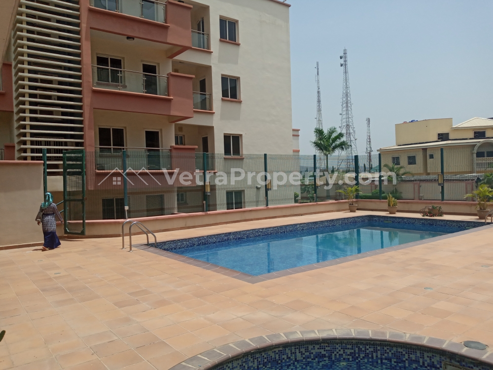  Standard Service 3 Bedroom Flat With A Room Bq Attached With Ac, Generator And Swimming Pool  3 bedroom Flat for Rent Asokoro Abuja Vetra  Property