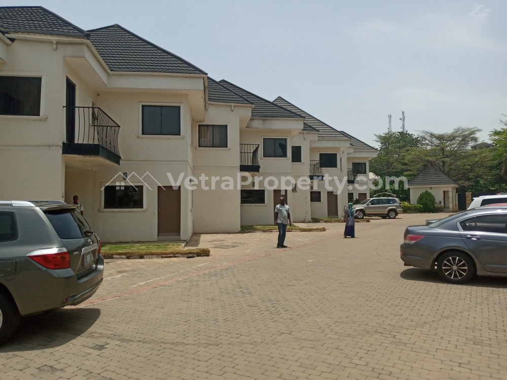  Well Finished Service 3 Bedroom Terrace Duplex With A Bq Attached With Ac, Generator And Swimming Pool  3 bedroom Flat for Rent Asokoro Abuja Vetra  Property