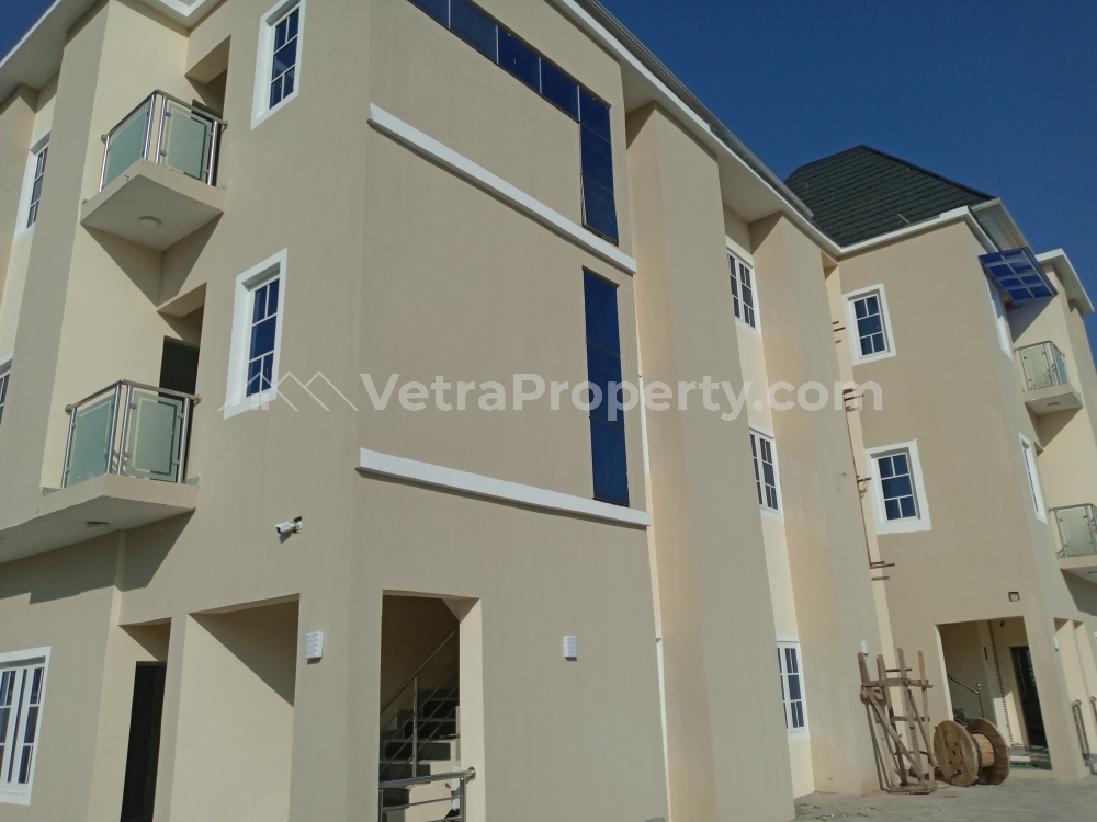  Newly Built 2 Bedroom Flat With A Bq, Attached With Cctv And Generator.  3 bedroom Flat for Rent Jahi Abuja Vetra  Property