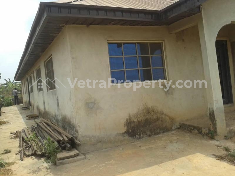  2bed Bungalows 2nos Of Mini Flat On A Full Plot  Blocks of Flats for Sale Owode Ogun Vetra  Property