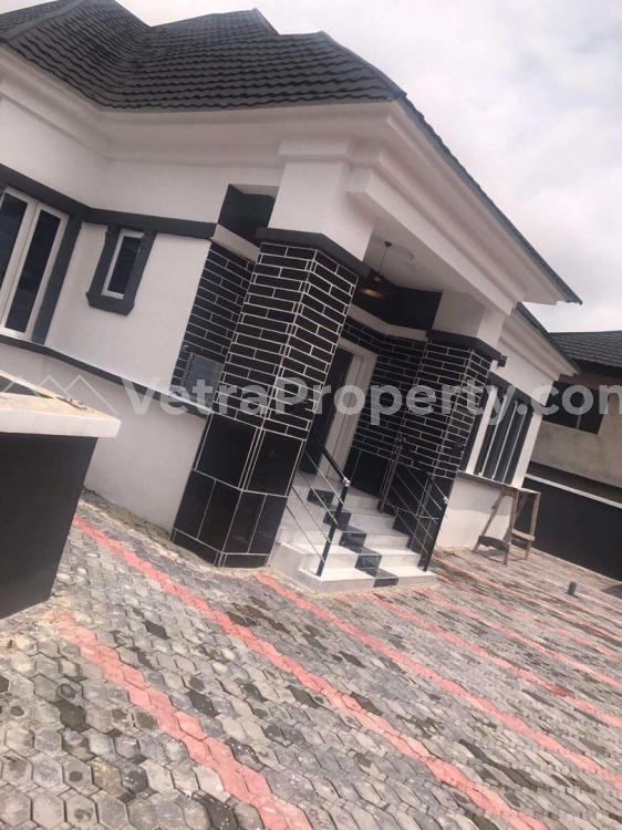  3 Bedroom Bungalow With A Room Bq.  3 bedroom House for Sale Ajah Lagos Vetra  Property