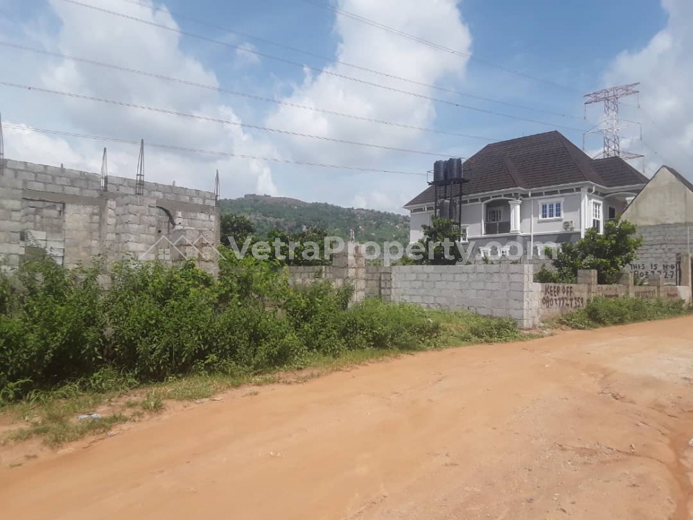  Land Measuring About 500sqm With A 4bedroom Duplex Carcass  500 Meter Square of Land for Sale Kubwa Abuja Vetra  Property