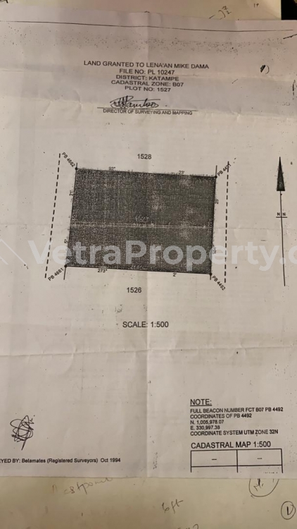  Strategically Located Land For Sale  Land for Sale Katampe Main Abuja Vetra  Property