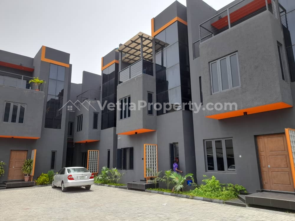  Luxury4 Bedroom Terraced Town House In A Mini Estate  4 bedroom Terraced Duplex for Sale Lekki Lagos Vetra  Property