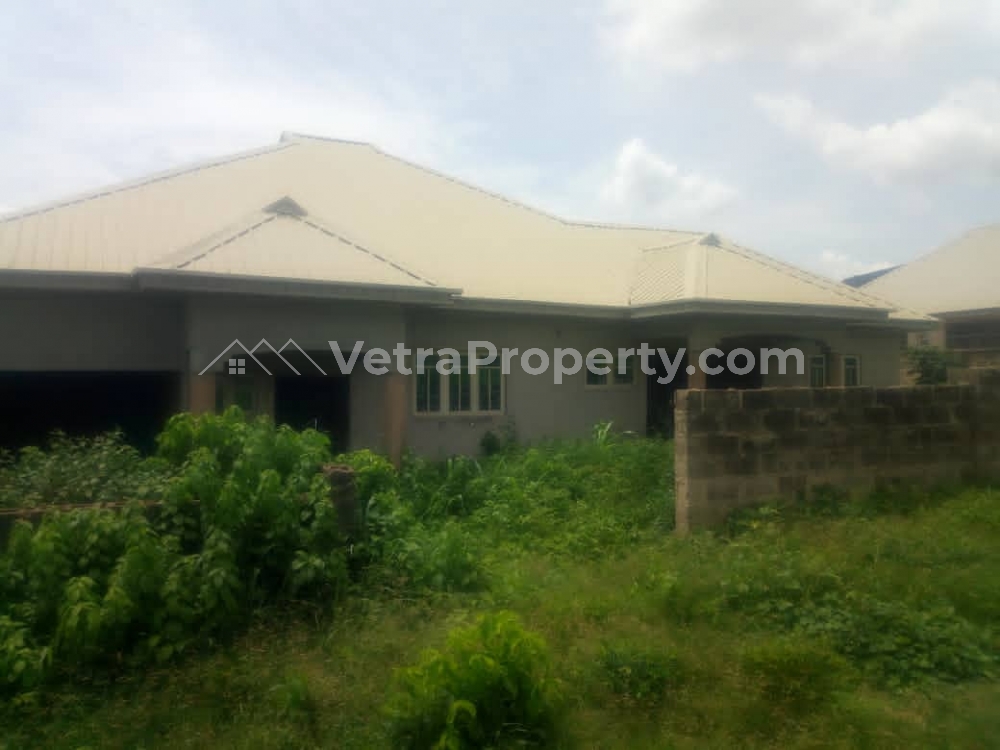  Partly Completed 4 Bed Bungalow, Fully Tiled With 2 Living Rooms  4 bedroom Detached Bungalow for Sale Ibadan Oyo Vetra  Property