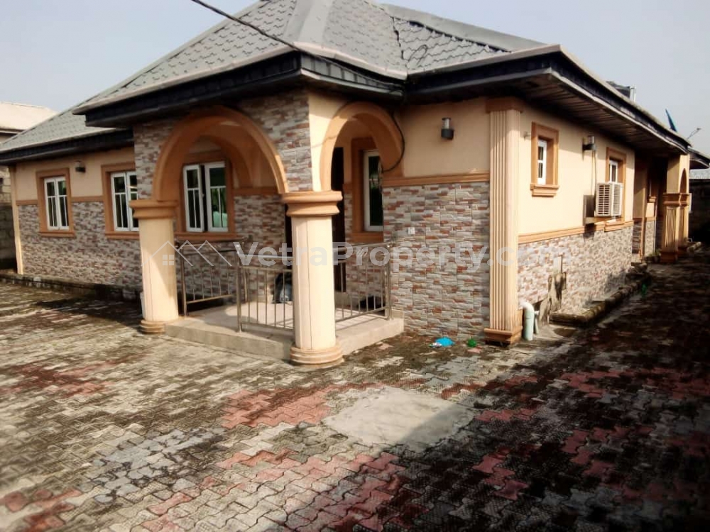  Luxury 4 Bedroom Fully Detached Bungalow With Spacious Compound  4 bedroom Detached Bungalow for Sale Ajah Lagos Vetra  Property