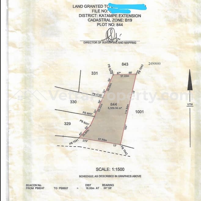  A Plot Of Land Measuring 5,309.34sqm  5,309 Meter Square of Land for Sale Katampe Ext Abuja Vetra  Property
