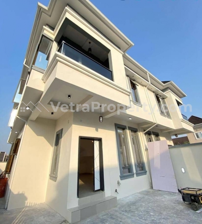  A Nice Finished 4 Bedrooms Semi Duplex With Bq  4 bedroom Semi-Detached Duplex for Sale Ajah Lagos Vetra  Property