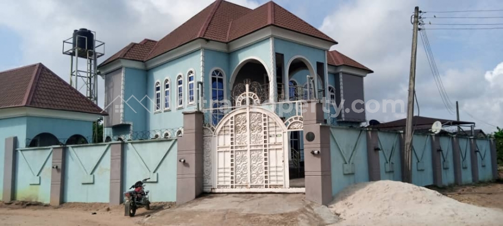  A 4 Bedroom Duplex With A Gate House Attached  4 bedroom Detached Duplex for Sale Warri Delta Vetra  Property