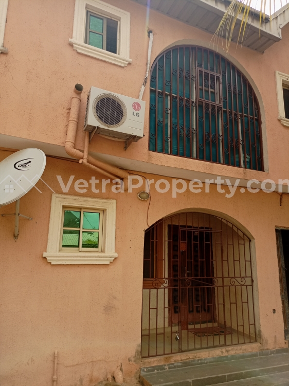  Newly Renovated 2bed At Progressive Est Baruwa Ipaja Road Lagos Pop Ceiling All Round Tiles Kitchen Cabinets And Waldrobe And Interlocking Compound And More Comfortable  2 bedroom Flat for Rent Ipaja Lagos Vetra  Property