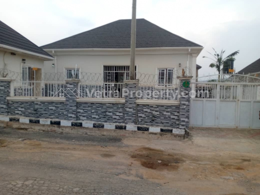  A 3 Bedroom Fully Detached Bungalow With 1 Room And Parlor And Self-contain Bq  3 bedroom Detached Bungalow for Sale Mbora Abuja Vetra  Property