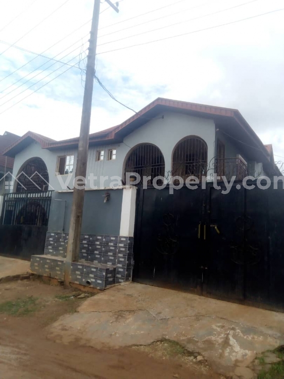  Storey Building With Very Big 3nos Of Mini Flat All With 2toilet Down 4bedroom Flat,baruwa  9 bedroom Flat for Sale Ipaja Lagos Vetra  Property