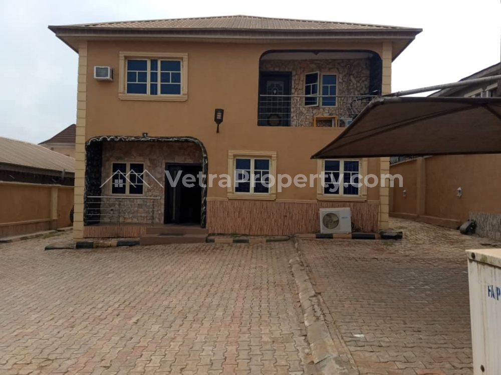  Executive 4bedroom Duplex Apartment With Bq, At Shagari Estate Egbeda  4 bedroom Detached Duplex for Sale Alimosho Lagos Vetra  Property