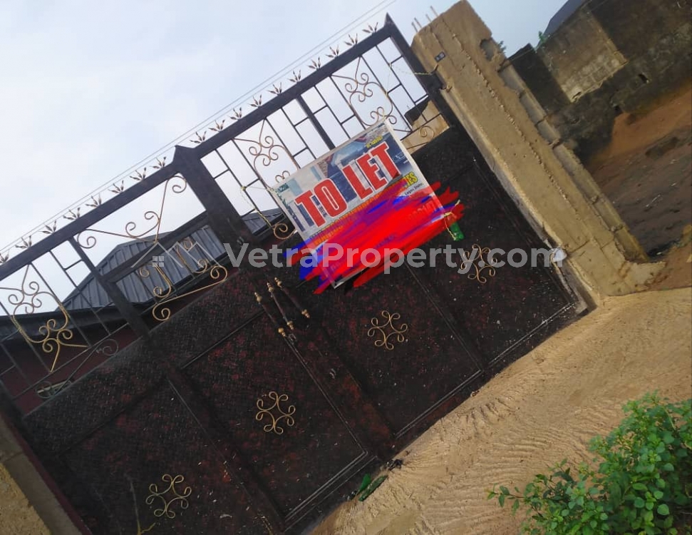  Newly Built 5 Nos Of Mini Flat Apartment, At Kolab Cele, Ayetoro Ayobo Road  Mini Flat for Rent Ipaja Lagos Vetra  Property