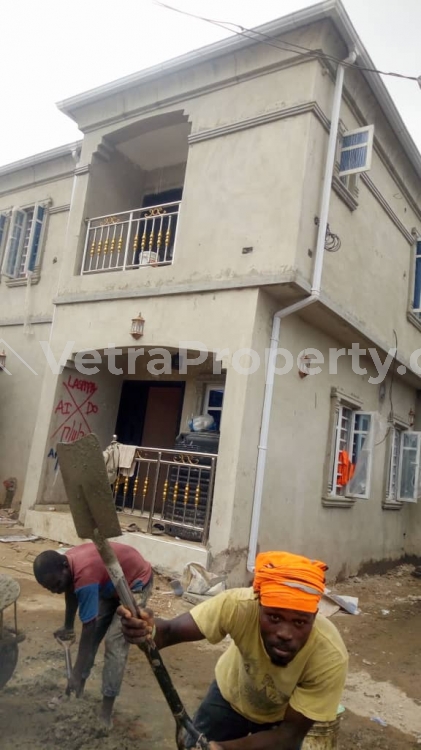  Newly Built 2bedroom Flat Apartment, At Alaso, Command Isoto Road  Flat for Rent Ipaja Lagos Vetra  Property
