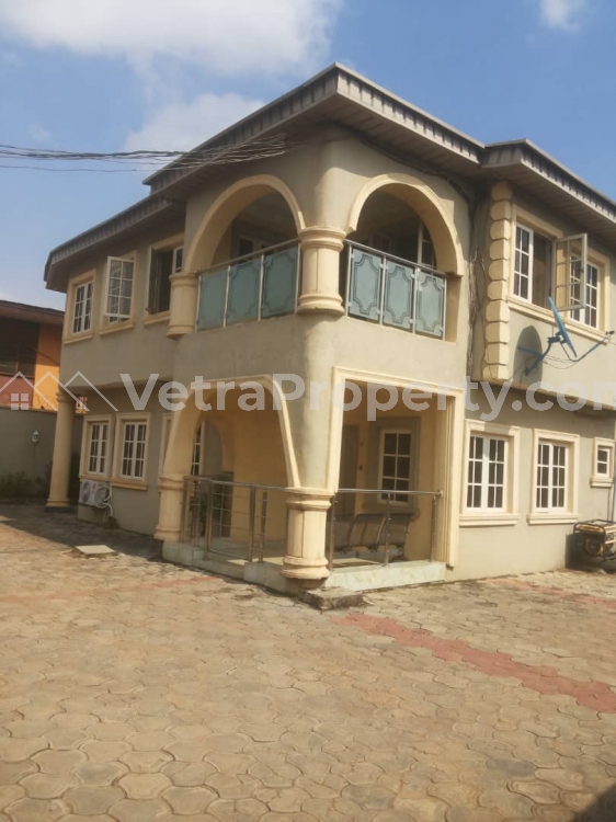  For Sale 5 bedroom duplex with 3 bedroom at the back up and down, At Ijaiye Ojokoro  8 bedroom House for Sale  Lagos Vetra  Property