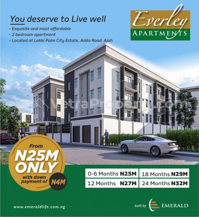  Everly Apartments Comprises Of 3blocks Of 26 Units Of 2bedroom Apartments  2 bedroom Flat for Sale Ajah Lagos Vetra  Property