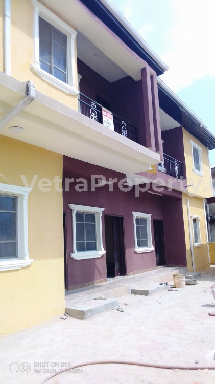  Standard 3 Bedroom Flat All Room Ensuit With Visitors Toilet Upstairs With Bancony Prepared Metre Kitchen Cabinet & Waldrop  3 bedroom Flat for Rent Gbagada Lagos Vetra  Property