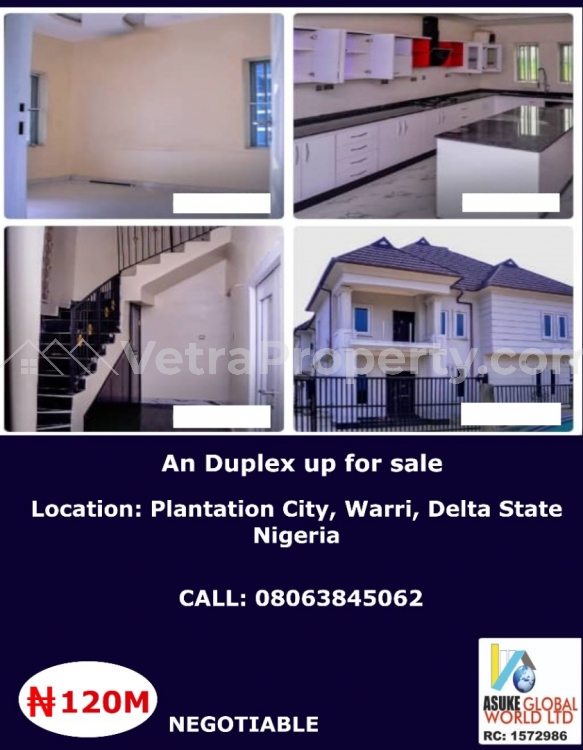  A Duplex  House for Sale Warri Delta Vetra  Property