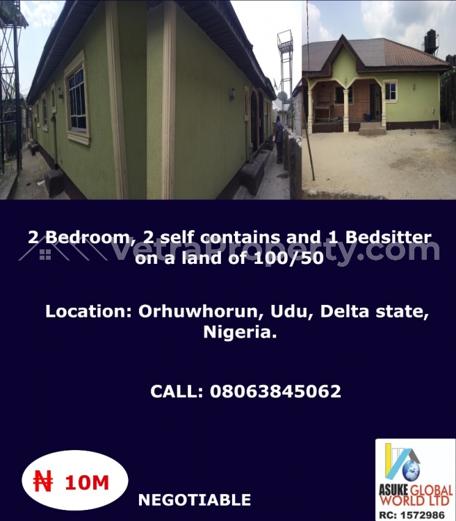  A Nice Bungalow House  2 bedroom House for Sale Udu Delta Vetra  Property