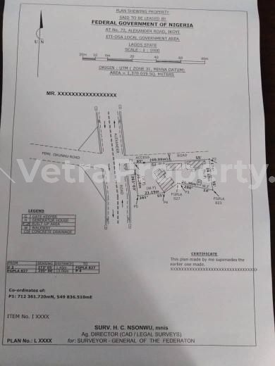  Land For Sale At Alexander Road Ikoyi  1,370 Meter Square of Land for Sale Ikoyi Lagos Vetra  Property