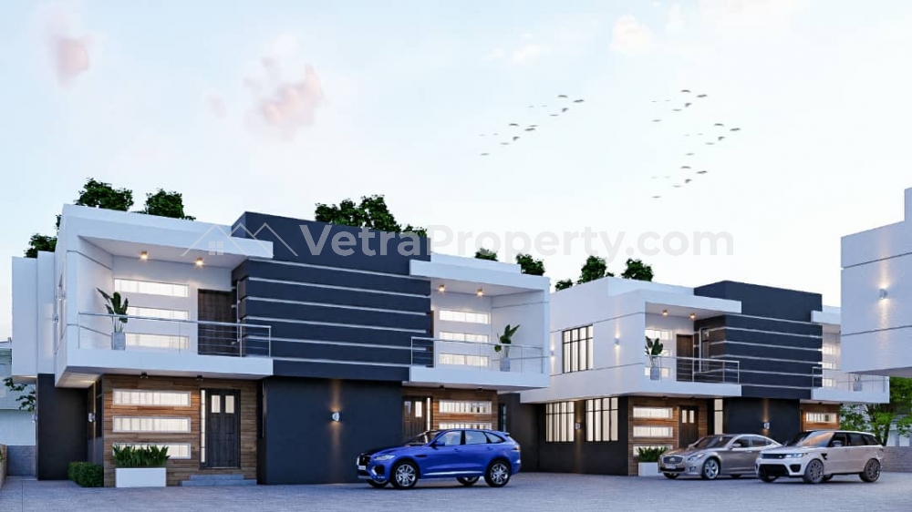  Newly Built 4 Bedroom Semi Detached House With A Room Bq  4 bedroom House for Sale Lekki Lagos Vetra  Property