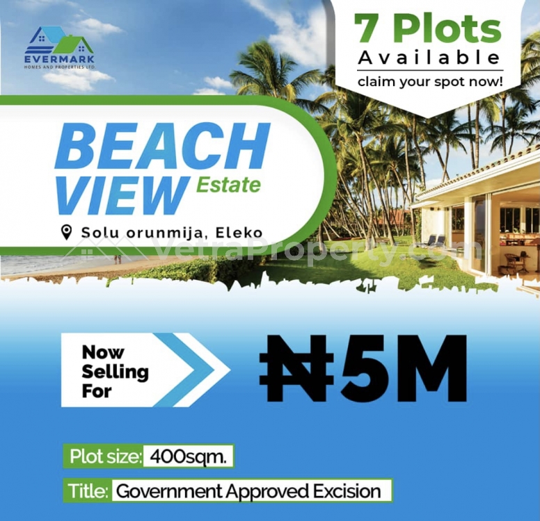  Beach View Estate  Land for Sale Ibeju Lekki Lagos Vetra  Property