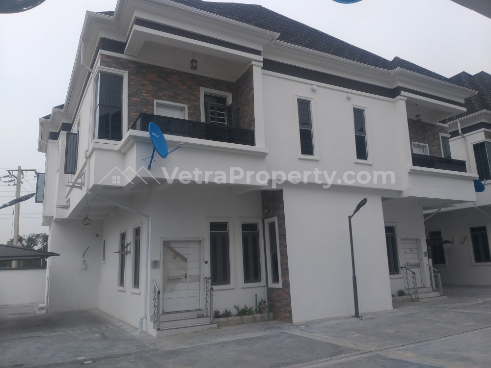  Newly Built 4 Bedroom Semi-detached Duplex With Bq In A Serene & Gated Estate  4 bedroom Semi-Detached Duplex for Sale Lekki Lagos Vetra  Property
