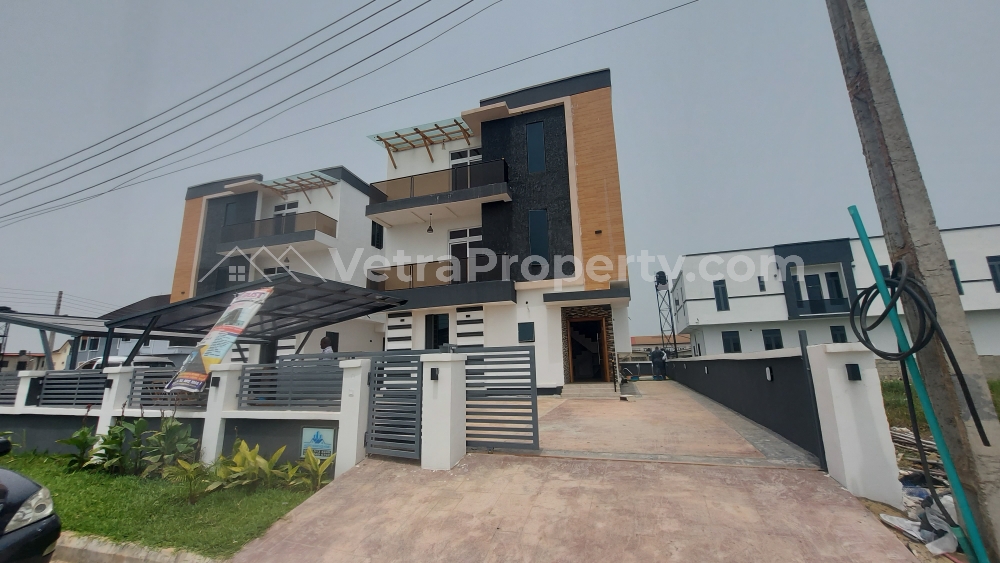  5 Bedroom Fully Detached With A Bq With Cctv, 24hrs Security And Swimming Pool E.t.c  5 bedroom House for Sale Lekki Lagos Vetra  Property