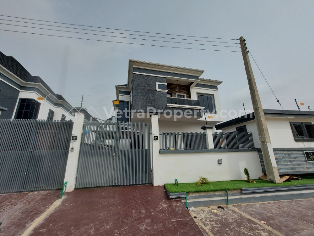  Newly Built 4 Bedrooms Fully Detached With Bq  4 bedroom Detached Duplex for Rent Lekki Lagos Vetra  Property