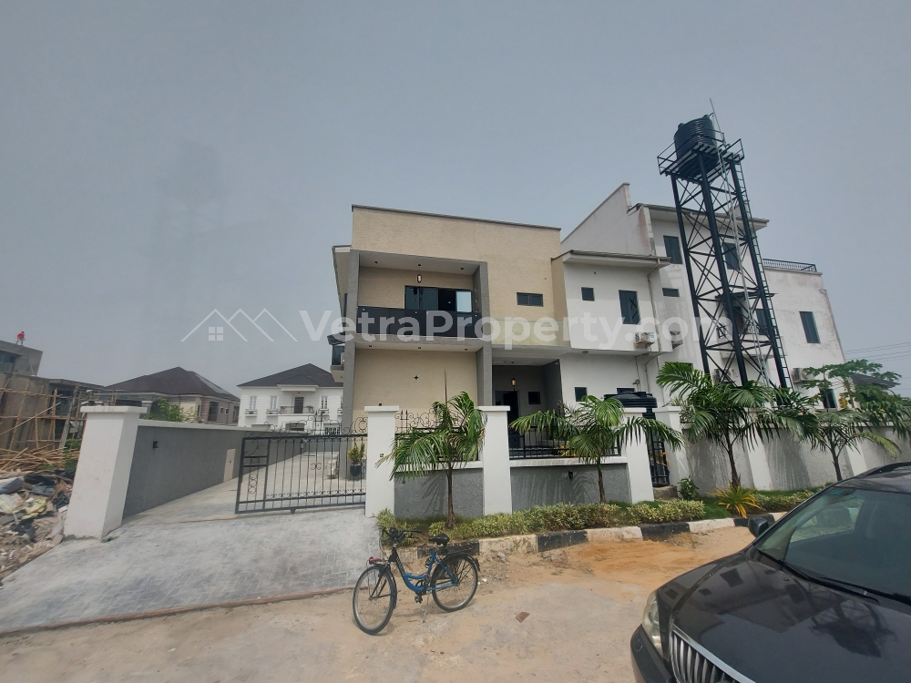  Exquisitely Built 5 Bedroom Duplex Available For Sale In Lakeview Park 2 Estate.  5 bedroom Detached Duplex for Sale Lekki Lagos Vetra  Property
