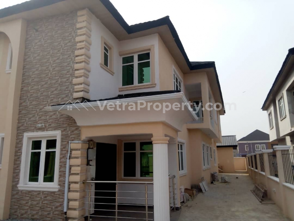  Newly And Tastefully Finished 4 Bedroom Semi Detached House With Bq  4 bedroom Semi-Detached Duplex for Rent Ajah Lagos Vetra  Property