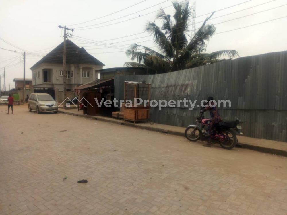  Dry Full Plot Of Land Right On An Interlock Street Alapere Lagos  600 Meter Square of Land for Sale Kosofe Ikosi Lagos Vetra  Property