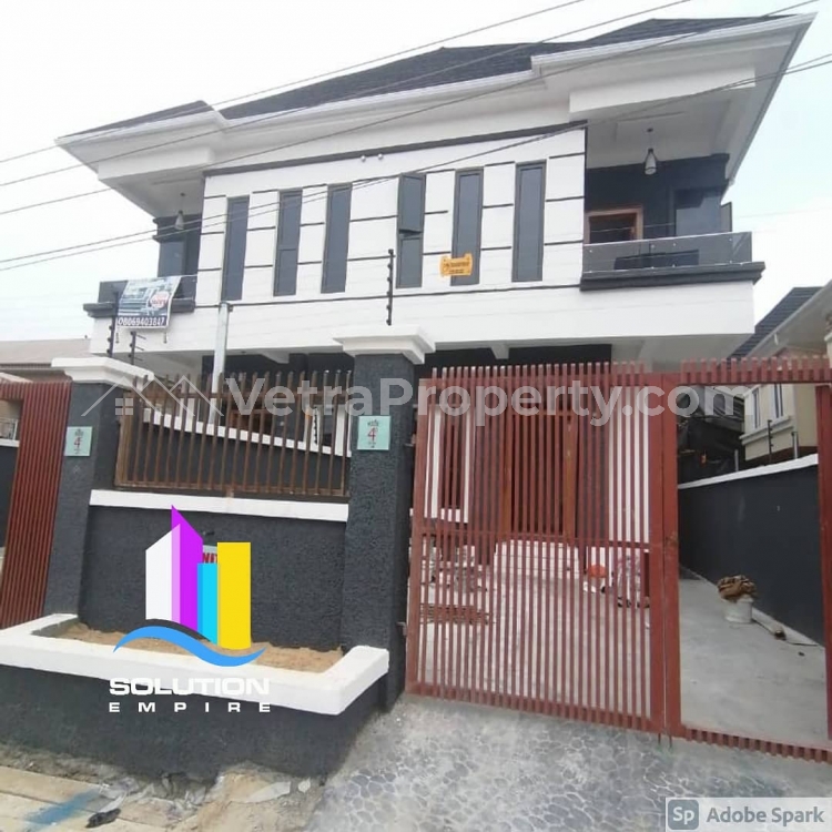  Spacious 4-bedroom Semi Detached Duplex In A Very Nice Estate  4 bedroom House for Sale Lekki Lagos Vetra  Property