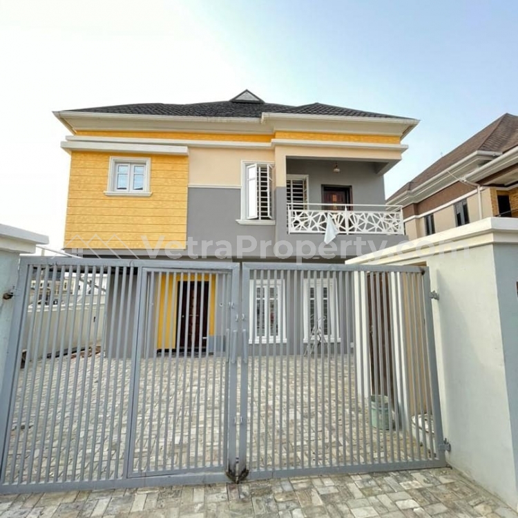  A Massive 4 Bedroom Fully Detached House In An Estate In Chevron  4 bedroom Semi-Detached Duplex for Sale Lekki Lagos Vetra  Property