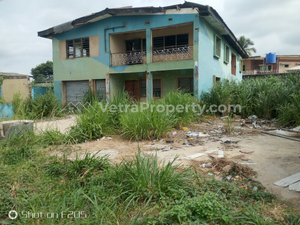  A Standard Full Plot With Structure For Sale  Land for Sale Ibadan Oyo Vetra  Property