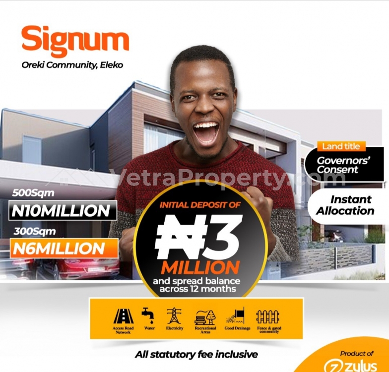  Land.  Land for Sale Lekki Lagos Vetra  Property