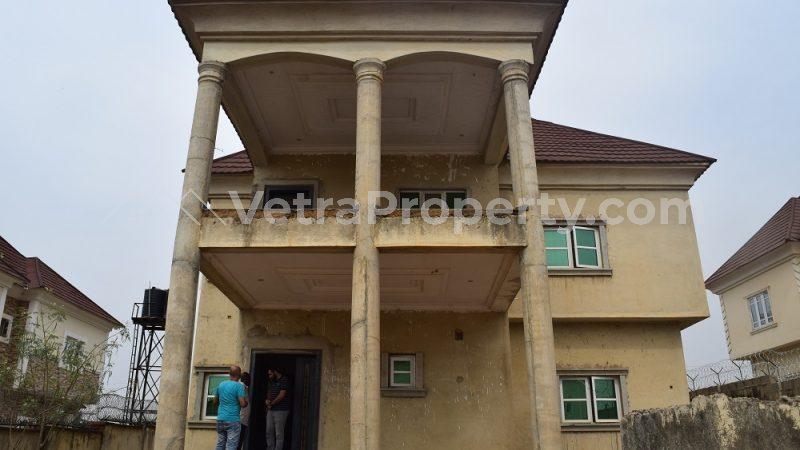  4-bedroom Fully Detached Duplex With 2 Single Room Bq ( Off Plan)  4 bedroom House for Sale Life Camp Abuja Vetra  Property